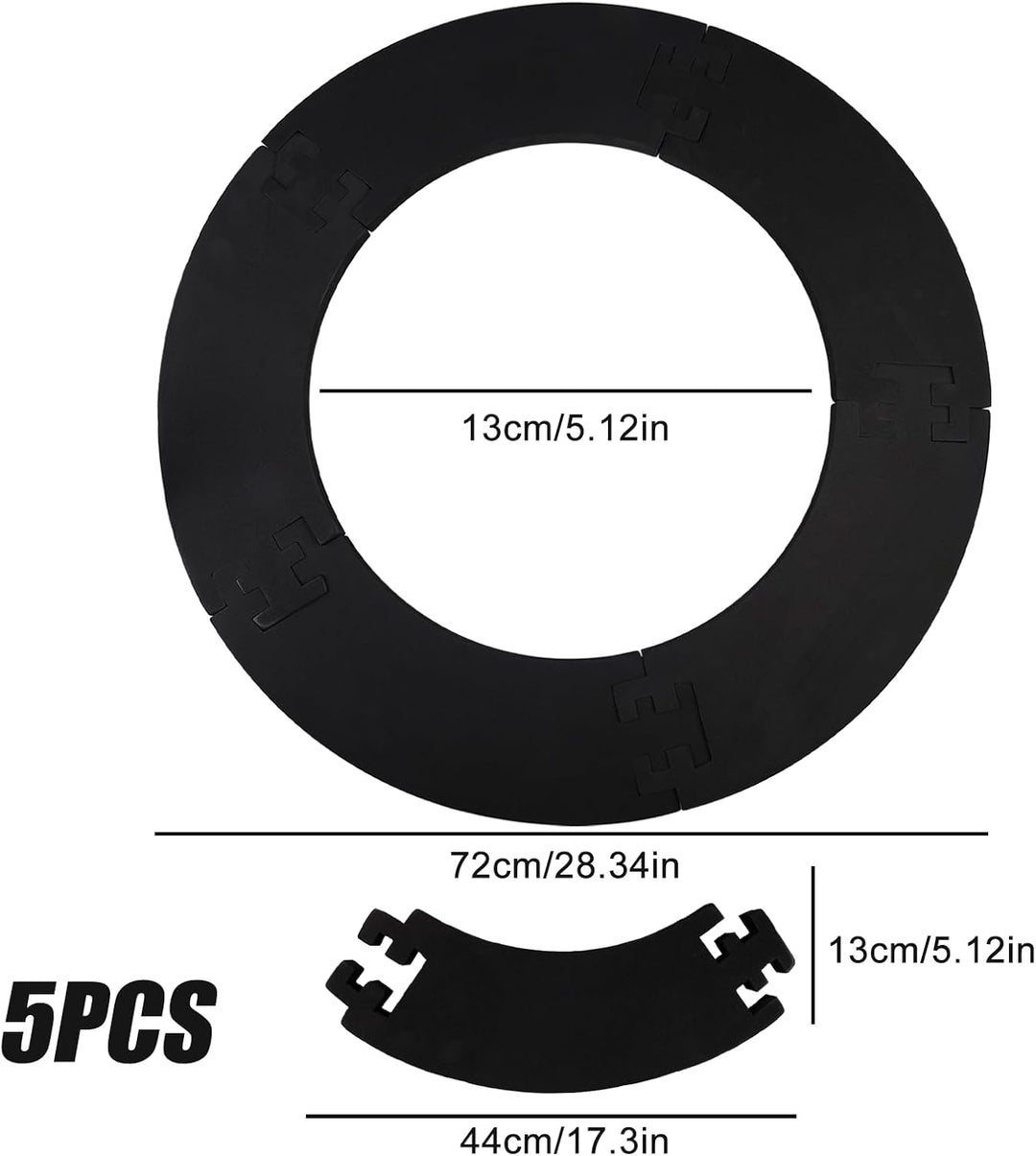 Dartscheibe Schutzring: 5pcs Dart Surround Auffangring, Eva Surround Wandschutz, Dartscheibe Surroun