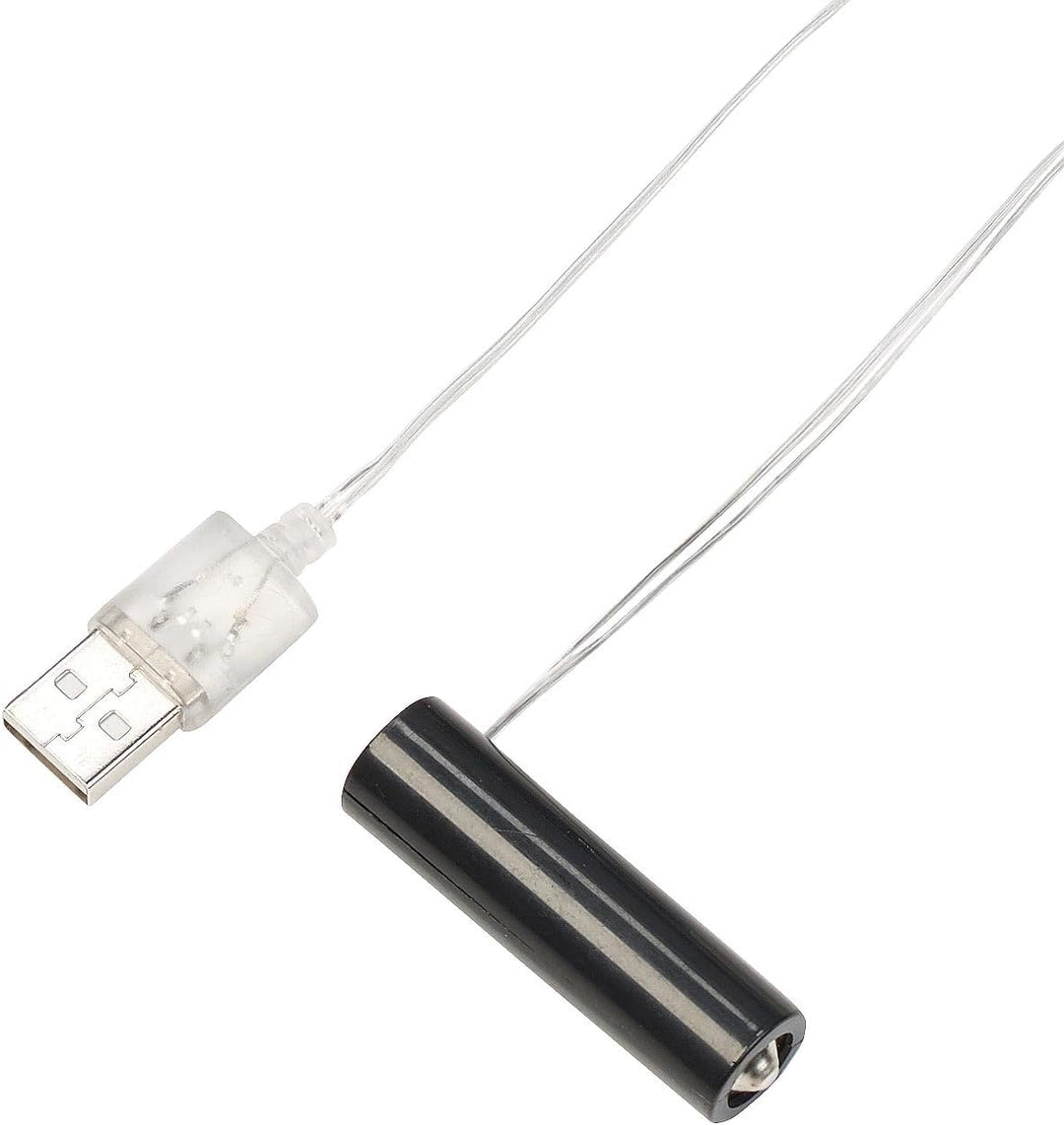 revolt AA-Stromadapter: 8er-Set Universal-USB-Batterie-Adapter, ersetzt 24 AA-Batterien (Batterie-Fa