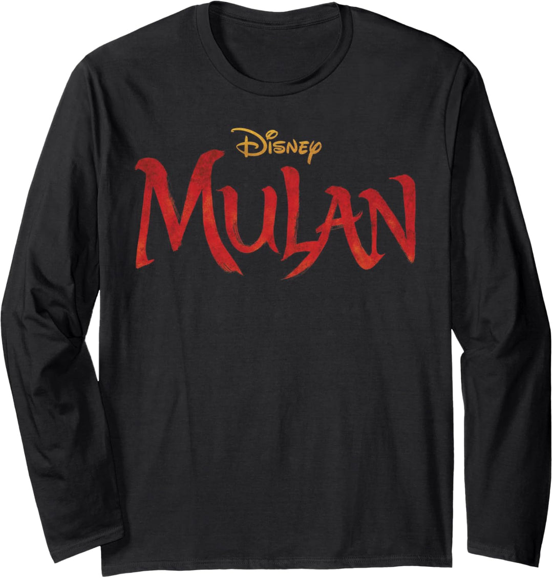 Disney Mulan Live Action Logo Langarmshirt