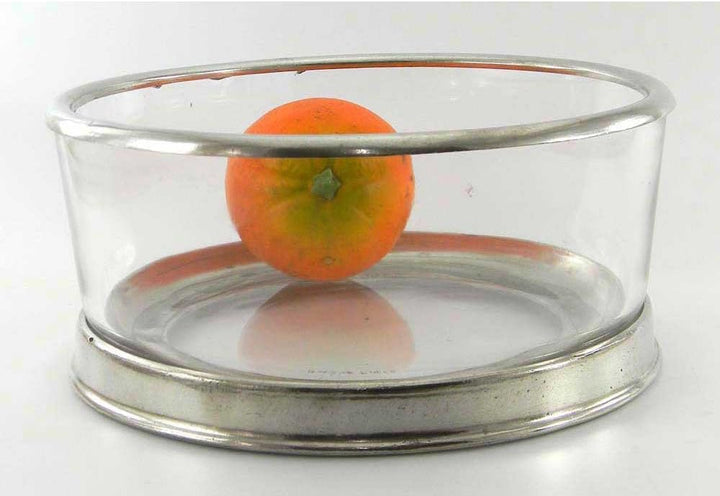 Tablett Obstschalen aus Zinn handgefertigt