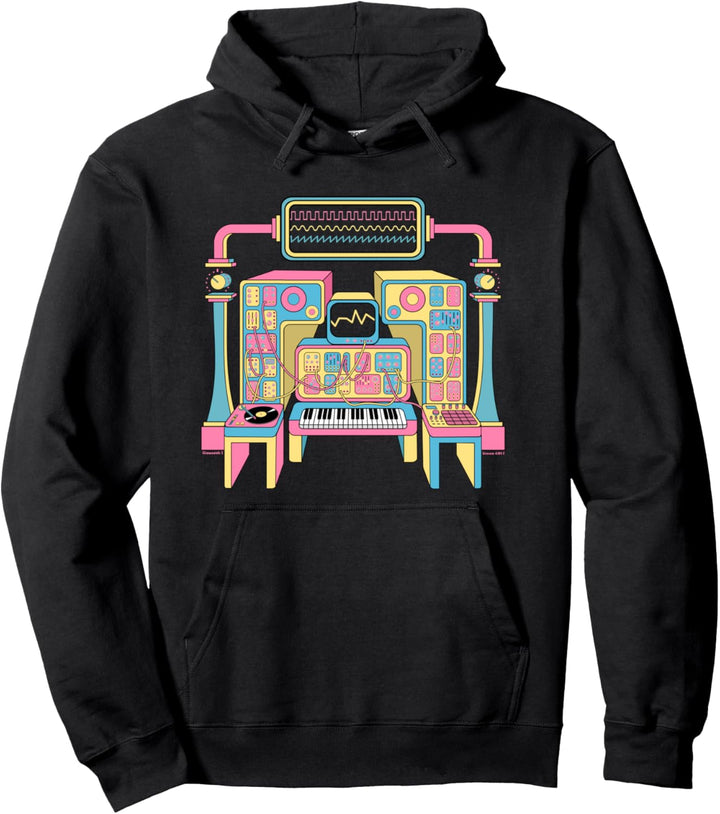 Modular Synthesizer Musiker Pullover Hoodie