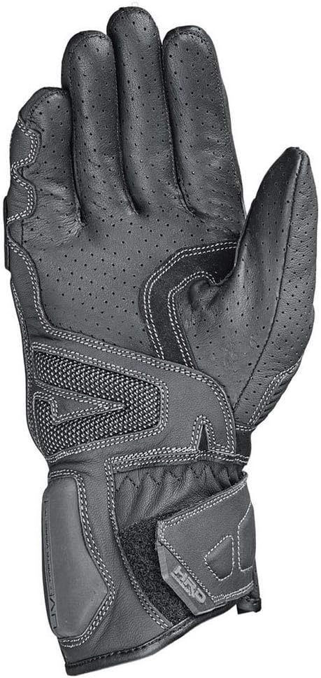 Held Motorradhandschuhe lang Motorrad Handschuh Air Stream 3.0 Handschuh schwarz (kurze Finger) 9, H