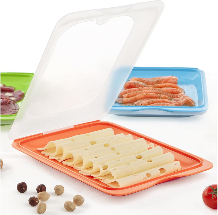 TATAY Fresh System - Hochwertige Aufschnitt-Boxen, Frischhaltedose für Aufschnitt. Optimale Aufbewah