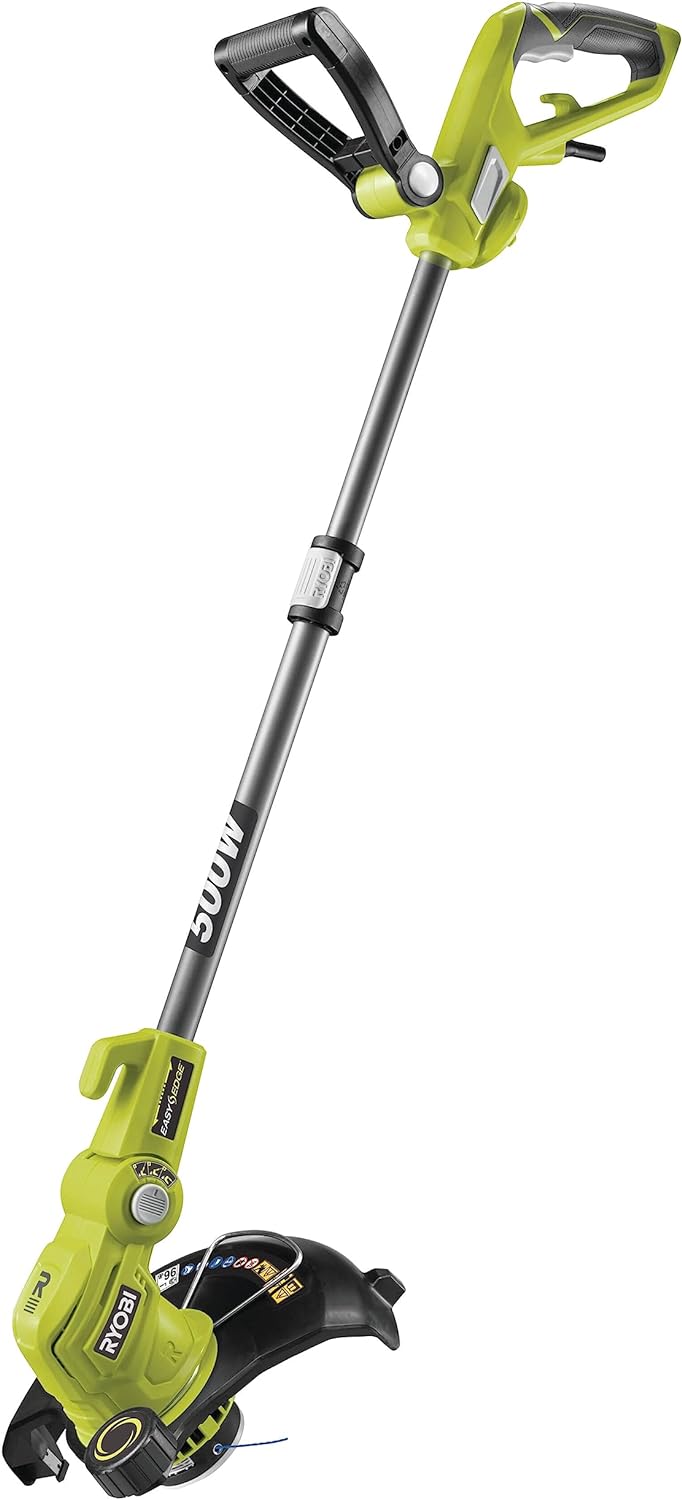Ryobi Rasentrimmer 500W, Elektro Freischneider, Schnittbreite 27 cm, Teleskopstil, RLM18X41H240F