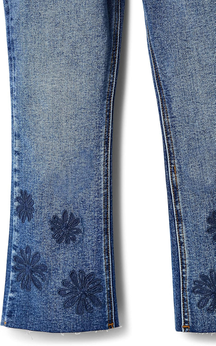 Desigual Mädchen Kids Top-BO Jeans 4 Jahre Blau, 4 Jahre Blau