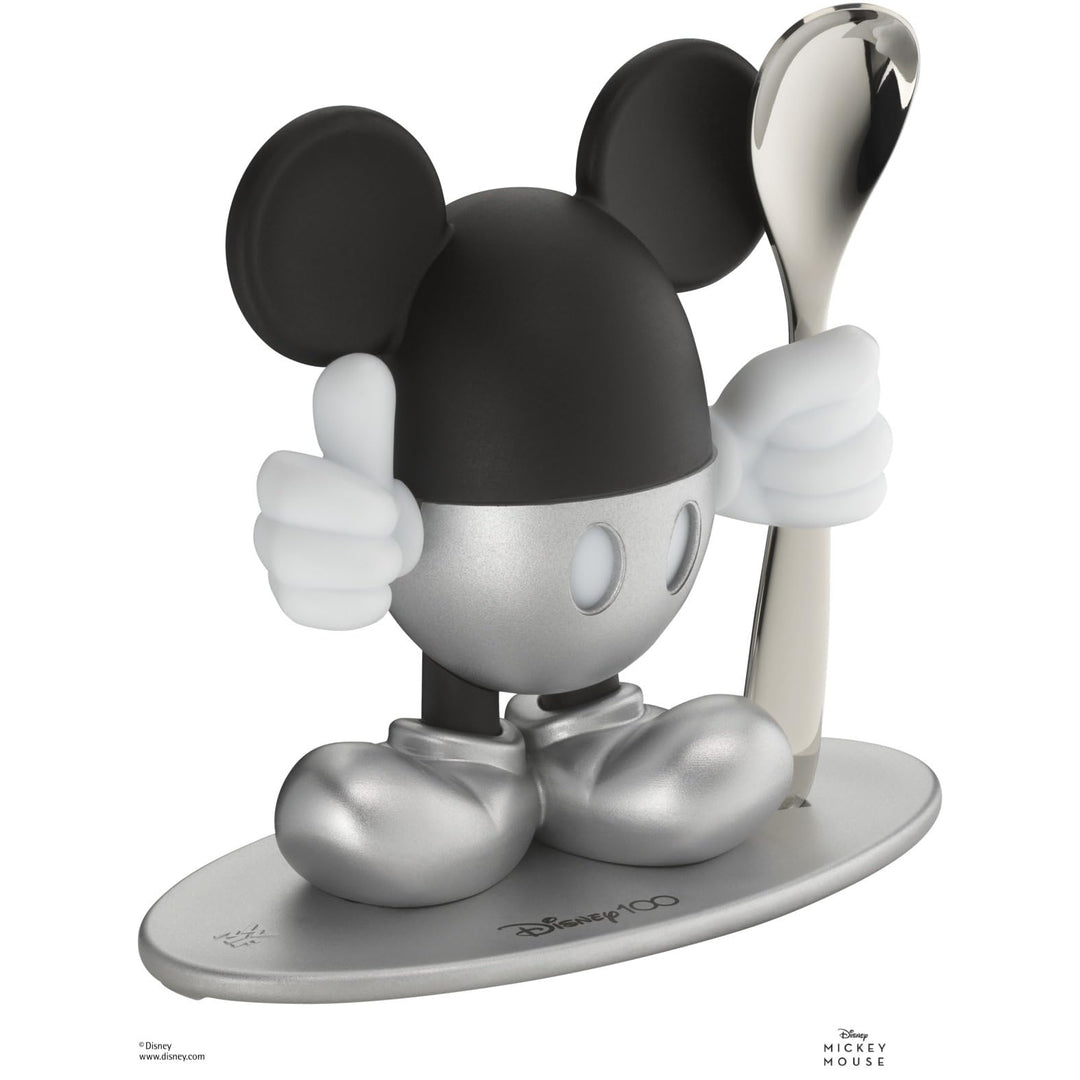 WMF Eierbecher mit Löffel Disney Mickey Mouse, Eierbecher lustig für Kinder, Kunststoff, Eierbecher