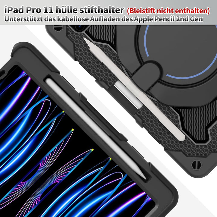 ROISKIN Kinder Hülle für iPad Pro 11 Zoll 4th 3rd 2nd 1st Generation (2022 2021 2020 2018),Stossfest