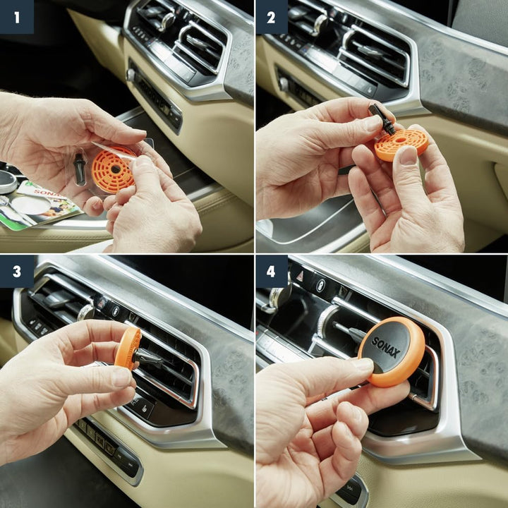 SONAX Air Freshener Sweet Flamingo (6x 1 Stück) für ein intensives, langanhaltendes Dufterlebnis | A