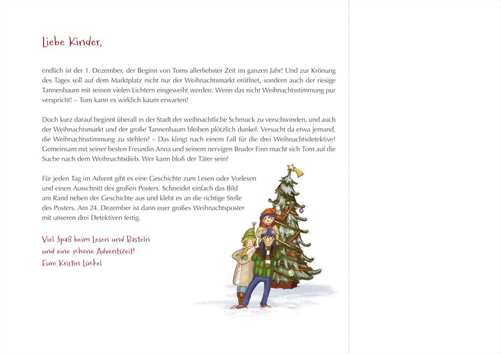Drei Weihnachtsdetektive sind nicht zu bremsen. Ein Krimi-Poster-Adventskalender zum Vor- und Selber