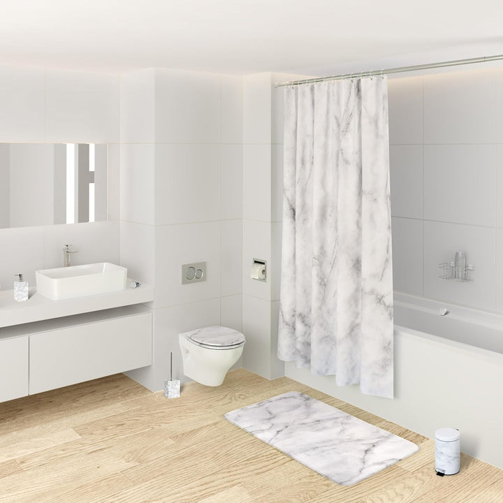 WC Sitz, hochwertige Oberfläche, einfache Montage, stabile Scharniere, Marmor