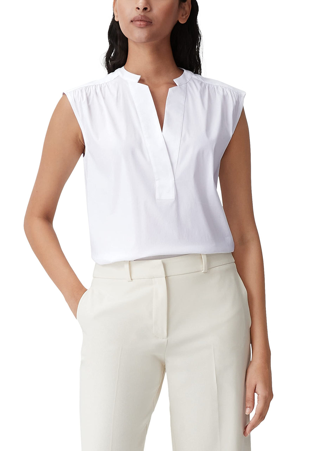 Comma Damen Bluse 36 0100, 36 0100