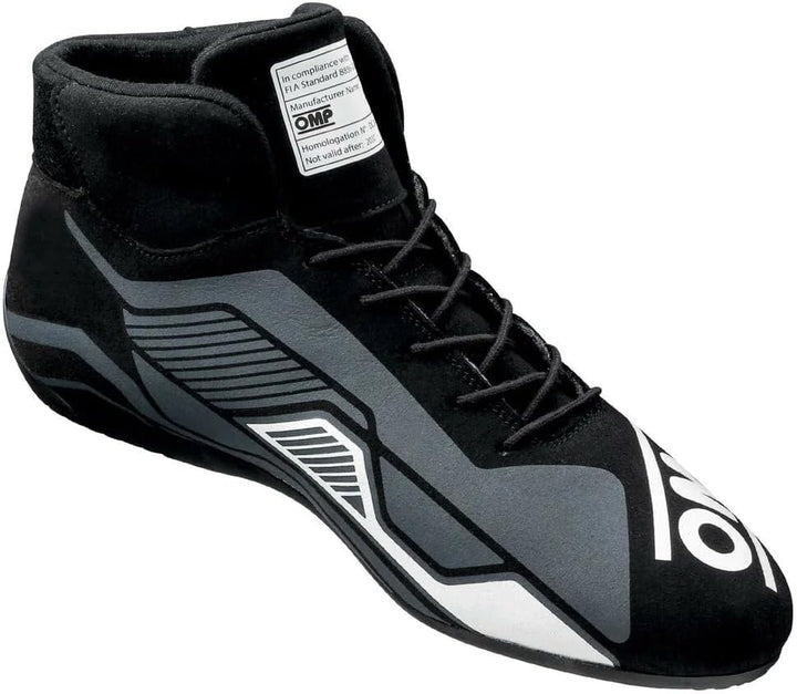 Omp Unisex Sport Stiefel My2022 Schwarz/Weiss, Fia 8856-2018 Bootsschuh, Standard, Grösse 46 EU