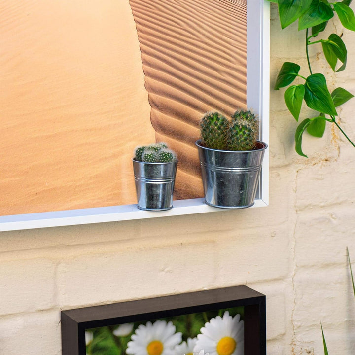 Nicola Spring 3D Deep Box Fotorahmen - 6 X 6 - Weiss