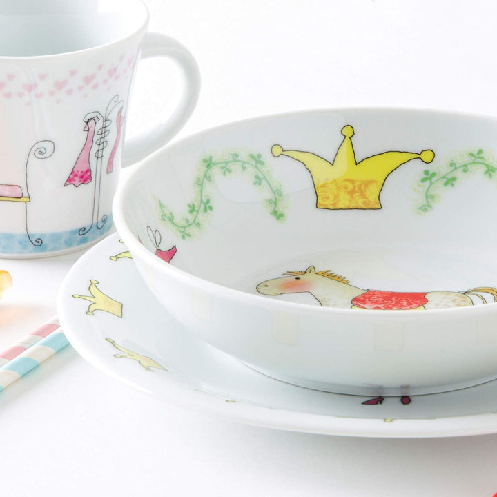 KAHLA 32D200O76645C Kids Märchenprinzessin Porzellan Kindergeschirr-Set Mädchen Geschirr-Set bunt ru