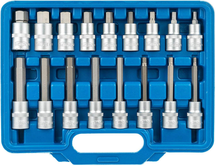 SATRA S-SH3012 Satz Bits Innensechskant Antrieb 12,5mm (1/2") 30 teilig