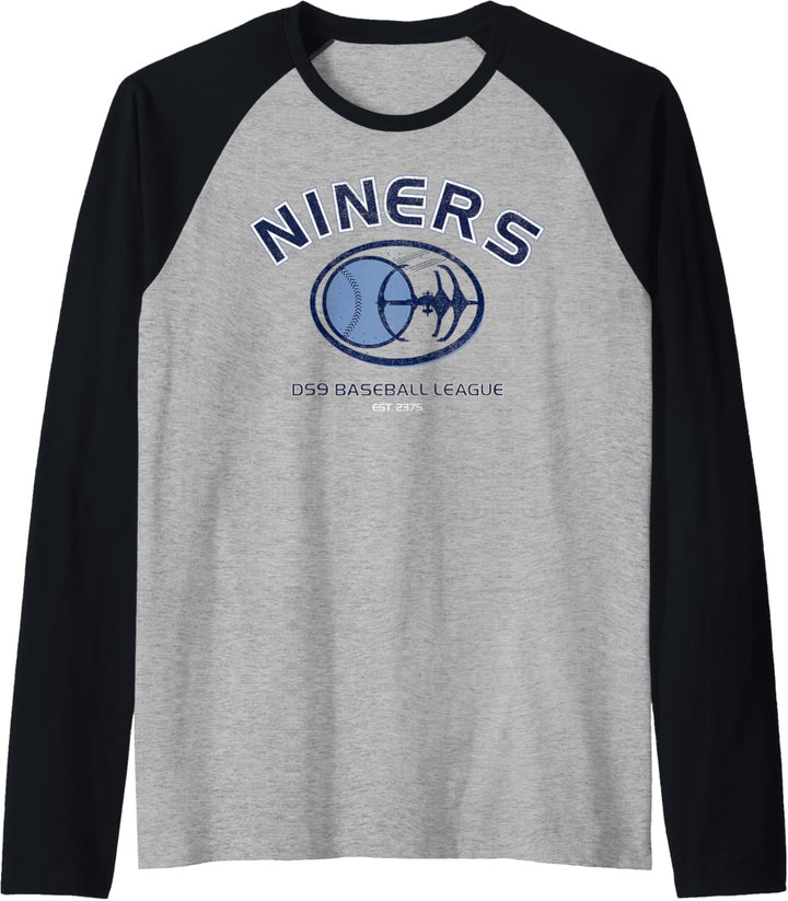 Star Trek: Deep Space Nine Niners Baseball League Logo Raglan