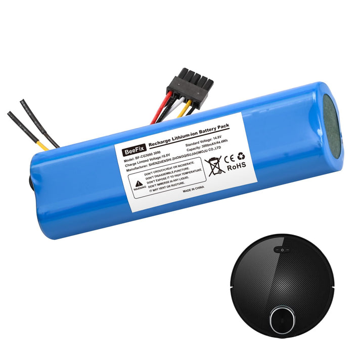 3000mAh Akku Ersatz für Conga 3090,3091,3092,3093 14.8V Li-ion Akku Batterie Staubsauger Robotic Vac