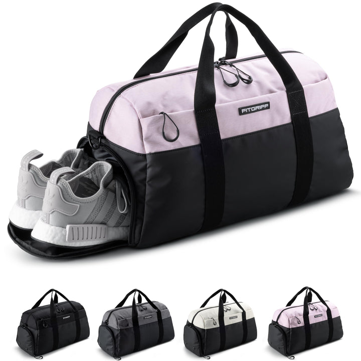 Fitgriff® Sporttasche & Reisetasche V2 für Damen und Herren - mit Schuhfach & Nassfach - Tasche für