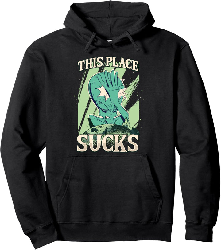 Ausserirdischer Facepalm Erde Nervt Aliens ET Ufo Geschenk Pullover Hoodie