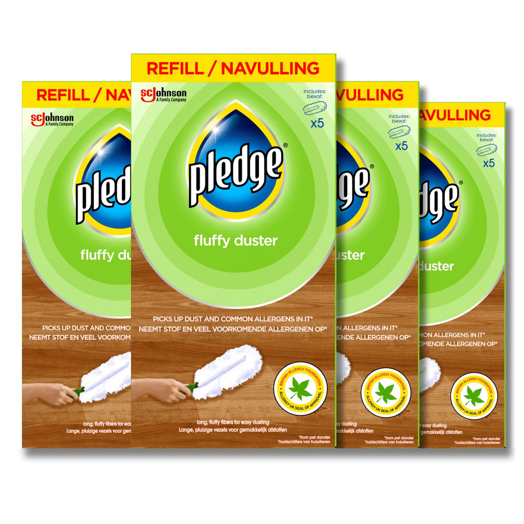 Pledge Ersatz für flauschige Staubwedel 4er Pack (4x5 Nachfüllungen)