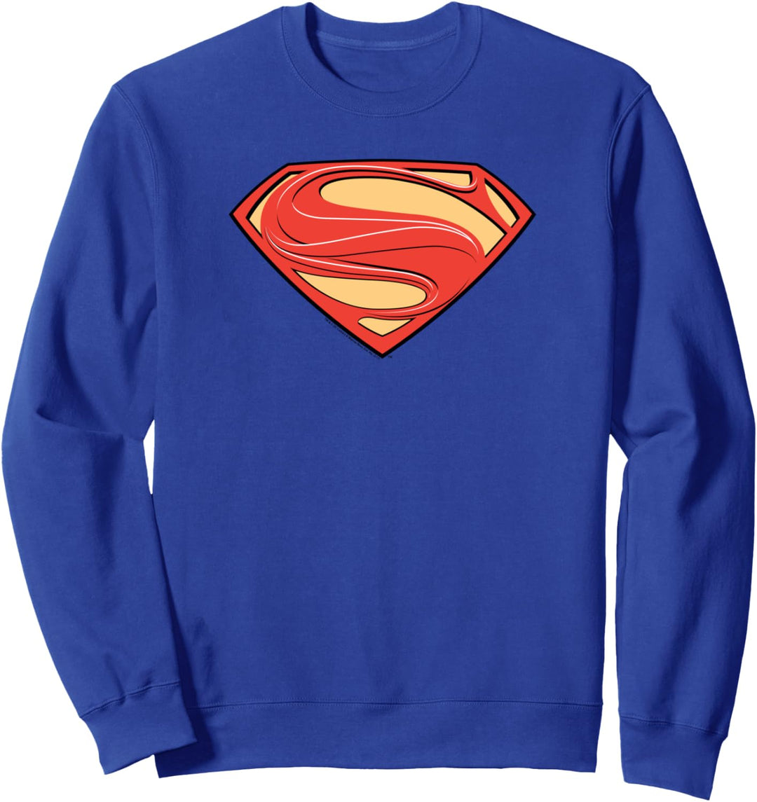 Man of Steel Superman New Solid S Shield Sweatshirt