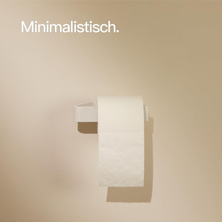 Designfabrik Hamburg Toilettenpapierhalter ohne Bohren | Klopapierhalter zum Kleben | Klorollenhalte