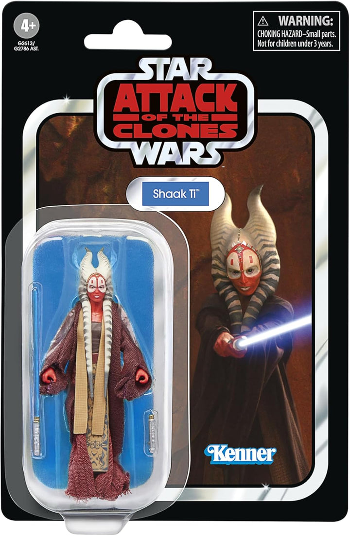 Star Wars The Vintage Collection Shaak Ti, Action-Figur zum Sammeln Angriff der Klonkrieger (Skala 9
