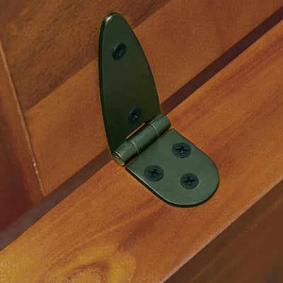 CASARIA® Holztruhe mit Deckel Gross 103L Volumen Sitzbank Stauraum 160kg belastbar Holz Akazie Flur
