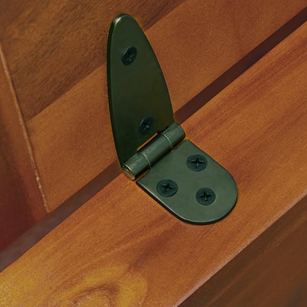 CASARIA® Holztruhe mit Deckel Gross 103L Volumen Sitzbank Stauraum 160kg belastbar Holz Akazie Flur