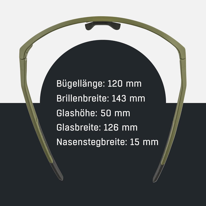 ALPINA RAM HR Q-LITE V - Verspiegelte, Kontrastverstärkende & Beschlagfreie Sport- & Fahrradbrille M