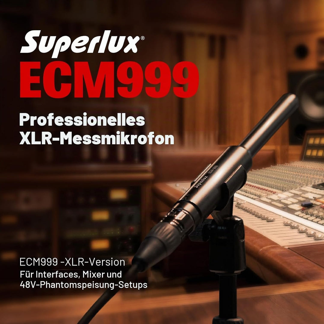 Superlux ECM999 Micrófono Medición Condensador
