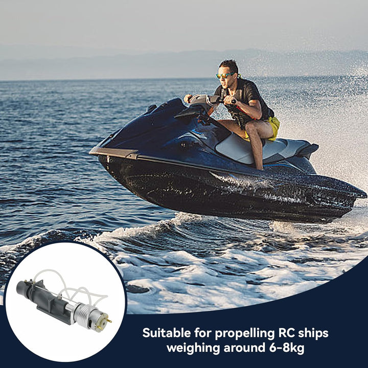 RC Boot Triebwerk, RC Boot Jet Pumpen Drücker Set Graues 26mm Triebwerk Mit 540 Bürstenmotor Kühlerr
