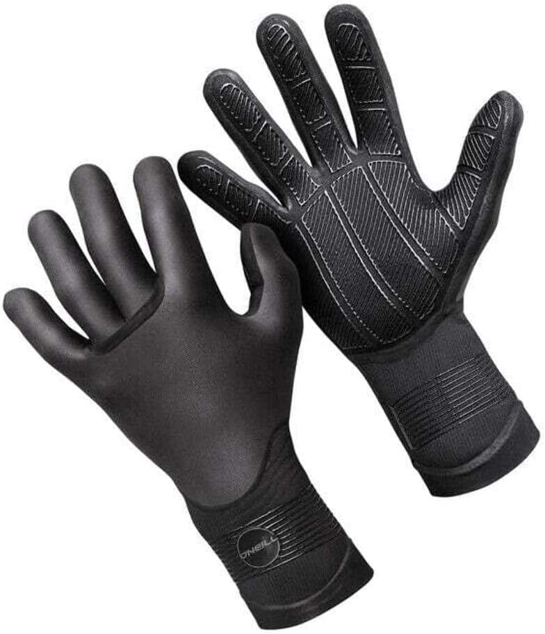O';Neill Psycho 3MM Neopren-Neoprenhandschuhe, doppelt gefüttert, Schwarz - Erwachsene Unisex - 100%