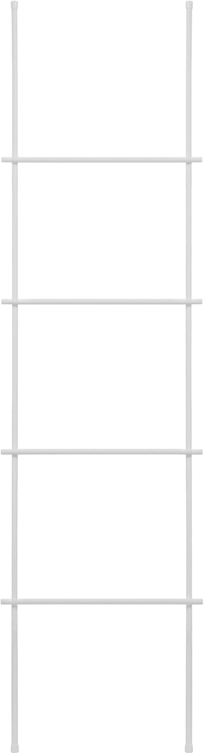 HOLZBRINK Handtuchhalter Kleiderständer Handtuchleiter Vintage, Monolith 150x40 cm (HxB), Weiss, HLS