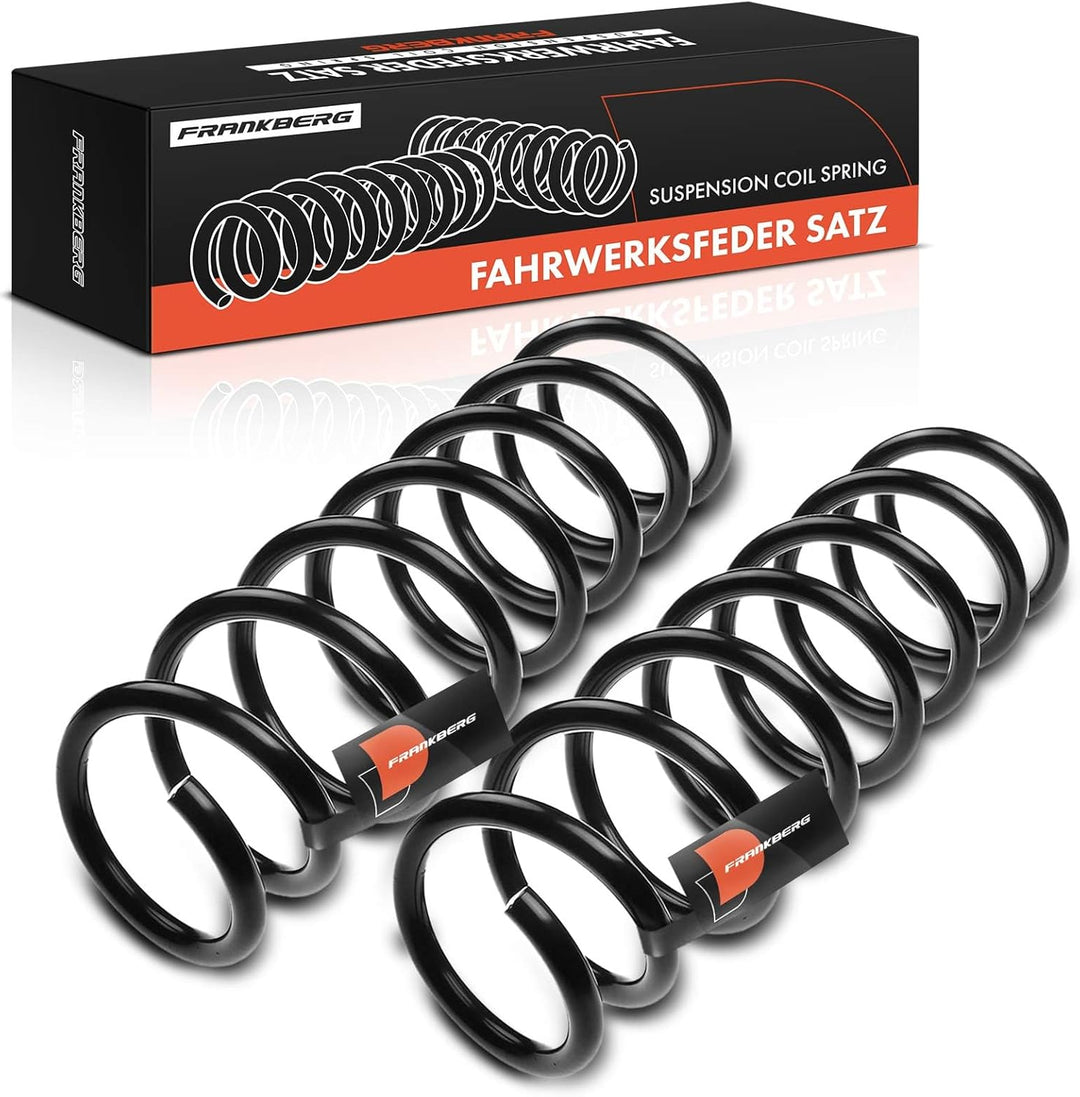Frankberg 2x Federn Fahrwerksfeder Hinten Kompatibel mit 5er F10 2009-2016 5er F10 F18 2009-2016 2.0