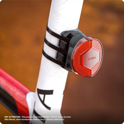 TUSITA Airtag Scooter Halterung, Verstecktes Fahrrad GPS Tracker Gehäuse für Airtag Fahrrad Sattelst