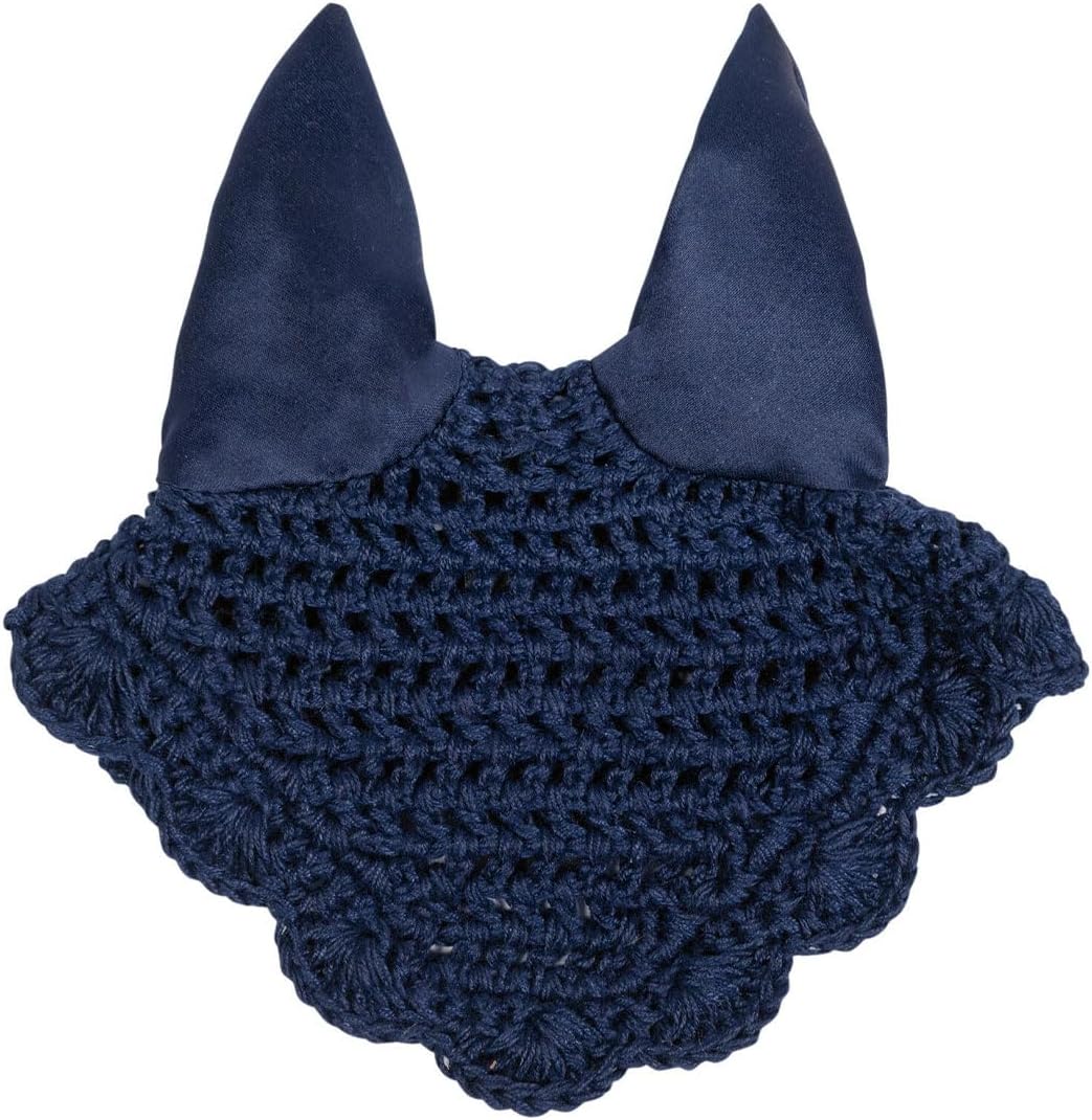 HKM Kids Hobby Horse Clara grau marmoriert + Halfter & Führstrick in Blau – Steckenpferd| Holly & Cl