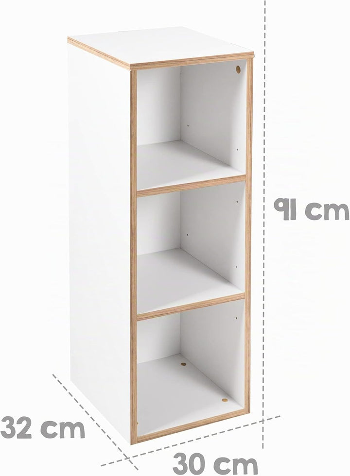 roba Seitenregal 'Finn', passend unter Wickelkommode 'Finn', für Baby- & Kinderzimmer, weiss, Holz,