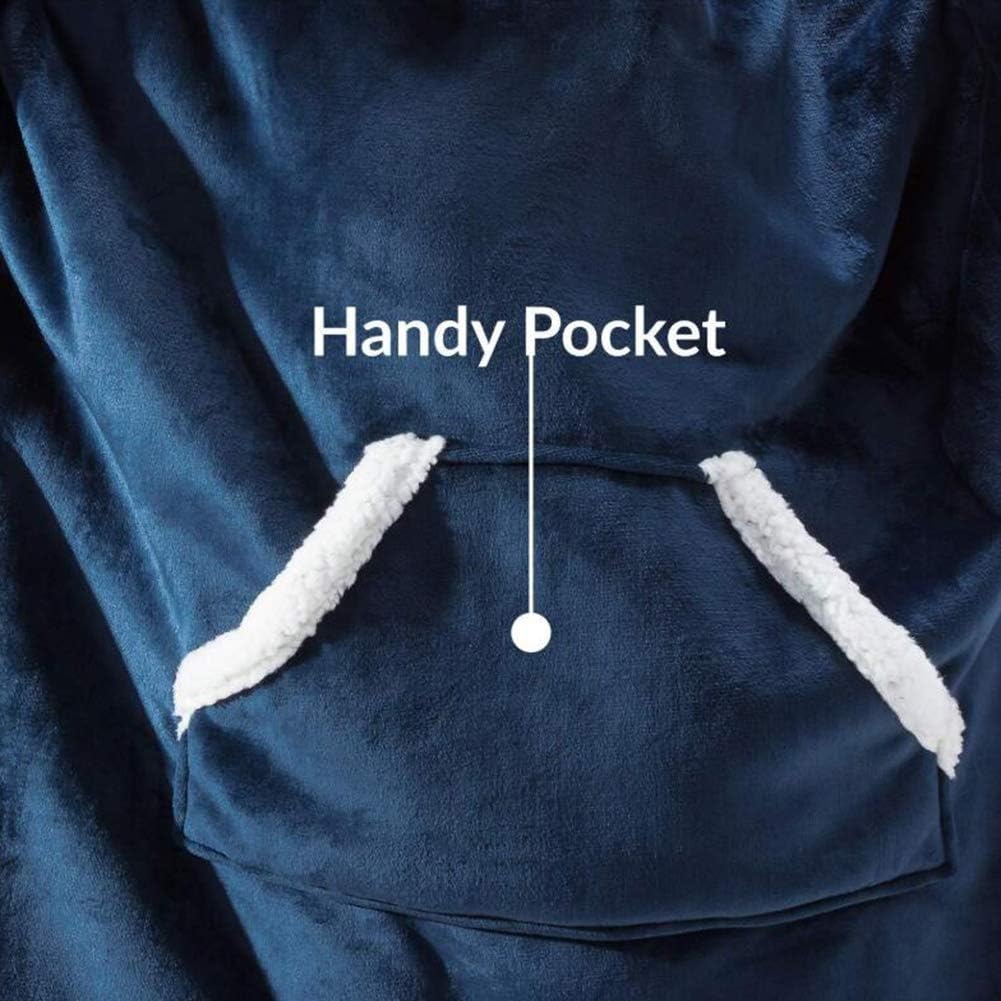 Shamdon Home Collection Oversize Hoodie Decke Damen, Unisex Kapuzenpullover, Riesen-Sweatshirt, Supe