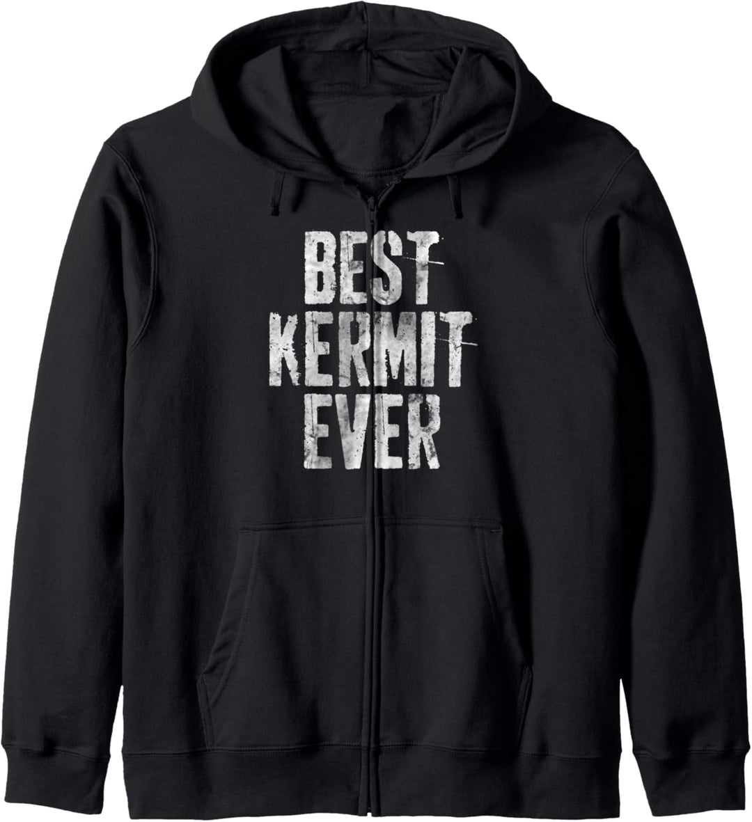 Best Kermit Ever Shirt, lustig, personalisierbar, Vorname Kapuzenjacke