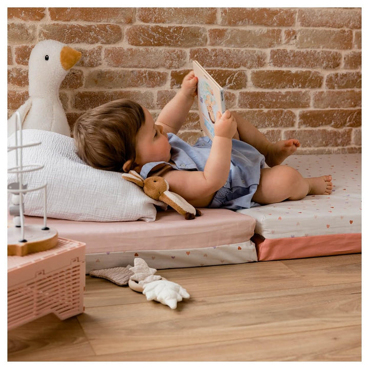 TINÉO - Krabbeldecke – Aktivitätsmatte – Spielteppich für Babys – Motorikmatte – Bodenmatte für Baby