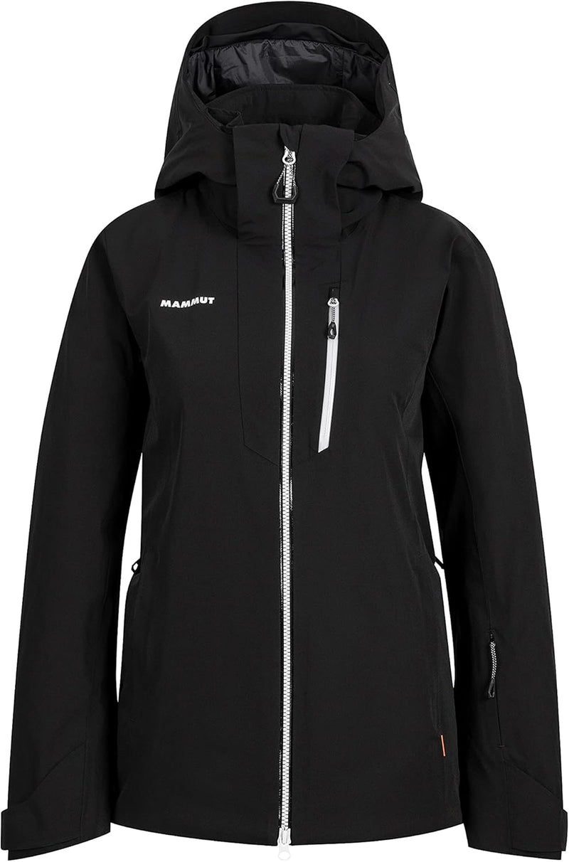 Mammut Damen Stoney Hs Thermo Jacket Women gefütterte Hardshelljacke mit Kapuze S black-white, S bla