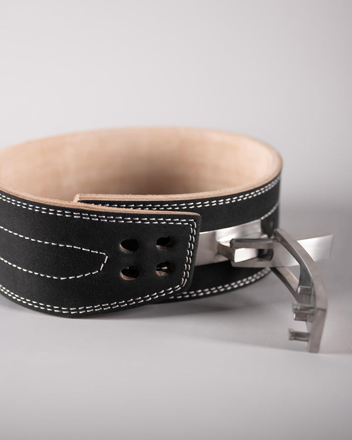 ATHLETIC AESTHETICS Premium 10mm Lever Belt Powerlifting Gürtel Gewichthebergürtel mit hochwertiger
