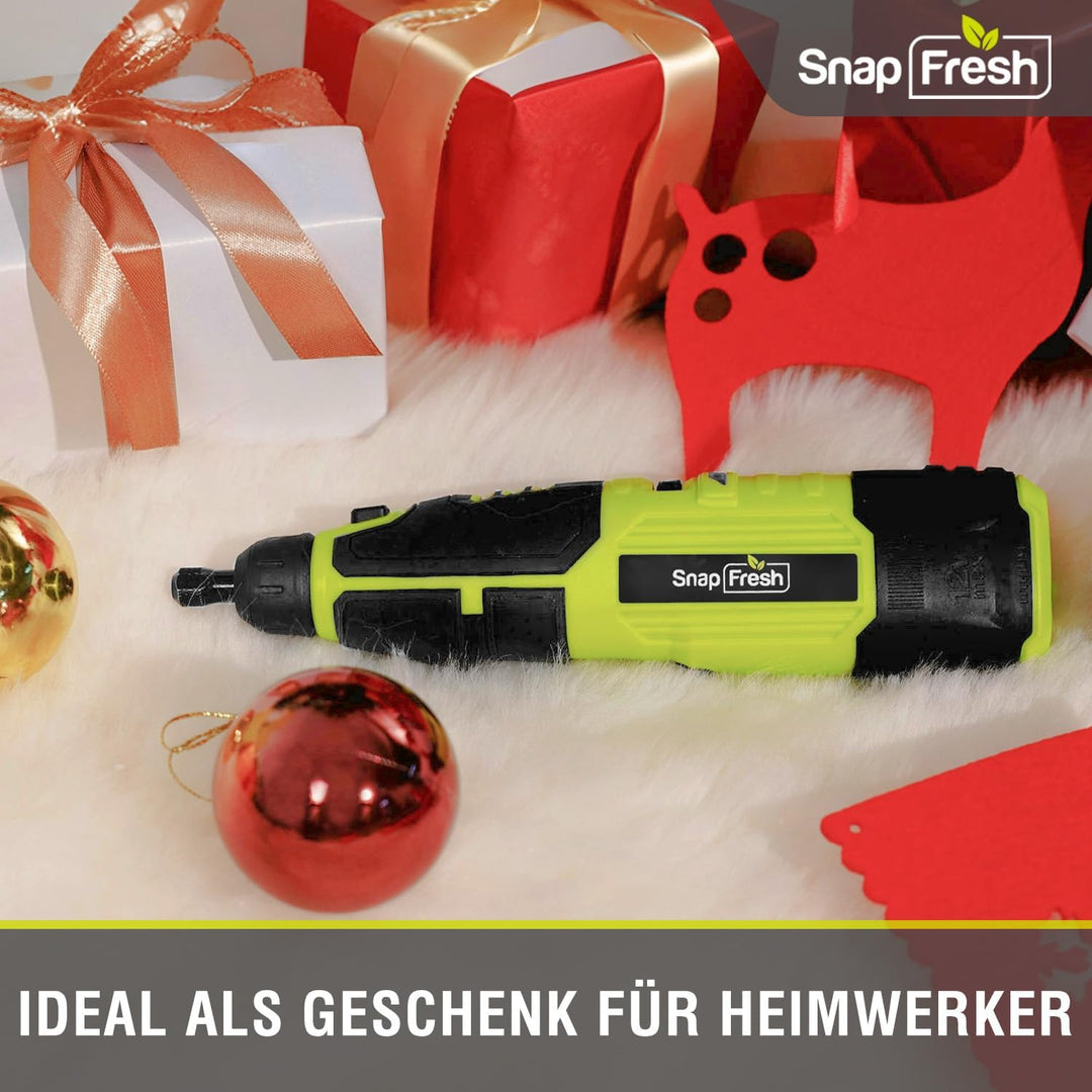 12V Akku-Rotationswerkzeug-Set Multifunktionswerkzeuge, 7 Geschwindigkeiten, 28000U/min, 80+ Zubehör
