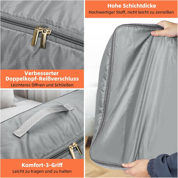 Selbstkomprimierender Organizer, Faltbare Ultra Platzsparende Taschen, XL+L XL + L, XL + L