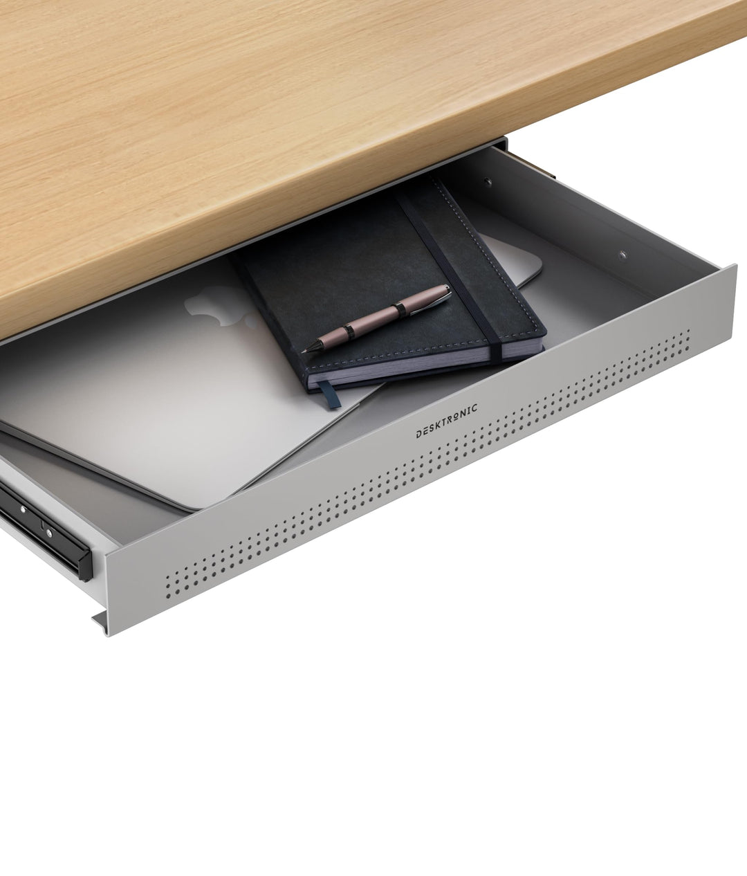 Desktronic Schreibtisch-Organizer, Untertisch-Aufbewahrungsbox, Schreibtisch für Büro Schule Homeoff
