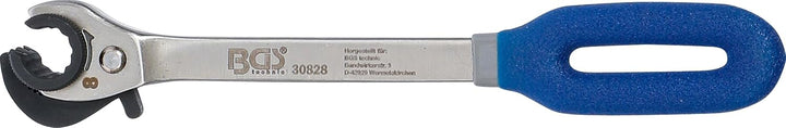 BGS 30828 | Ratschen-Ringschlüssel, offen | SW 8 mm Schlüsselweite: 8 mm, Schlüsselweite: 8 mm