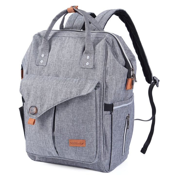 NEOtech Care Wickeltasche Rucksack für Baby Mädchen/Junge, breite Öffnung, Multifunktions-Organisati
