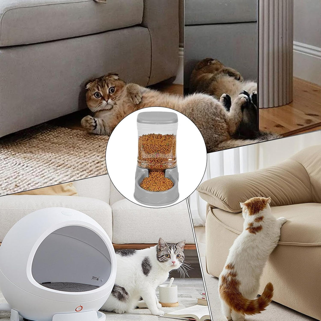Automatischer Futterspender - Katzenfutter Und Wasser Automat 2 In 1 Für Haustiere - Reisefutterspen