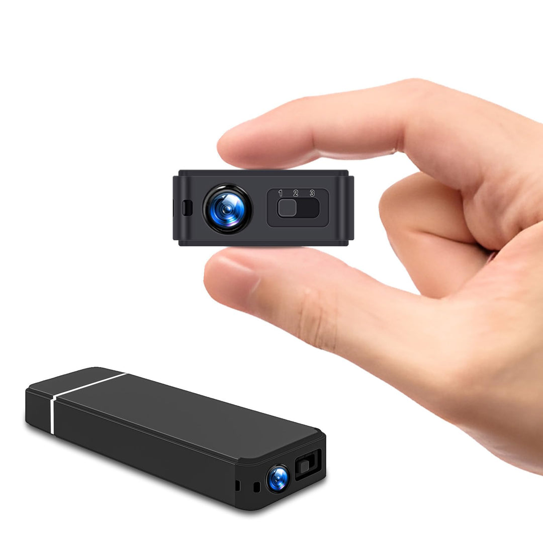 HGYGHO 32GB Mini Kamera USB-Stick 1080P Bewegungserkennung ohne WLAN | Mini Überwachungskamera USB F